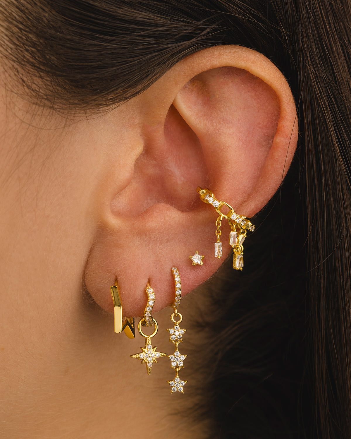 PENDIENTES CREW SILVER