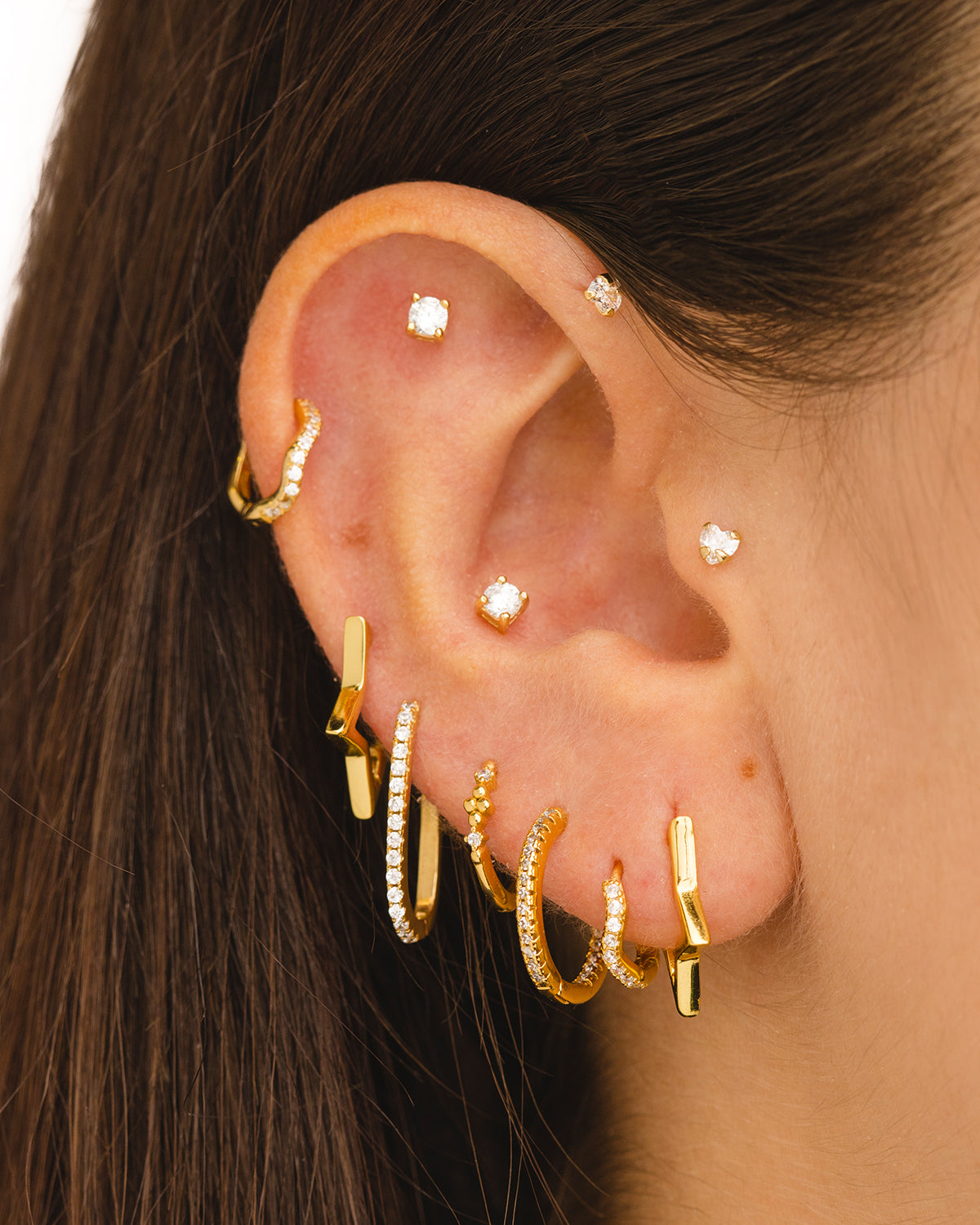 PENDIENTES CREW SILVER