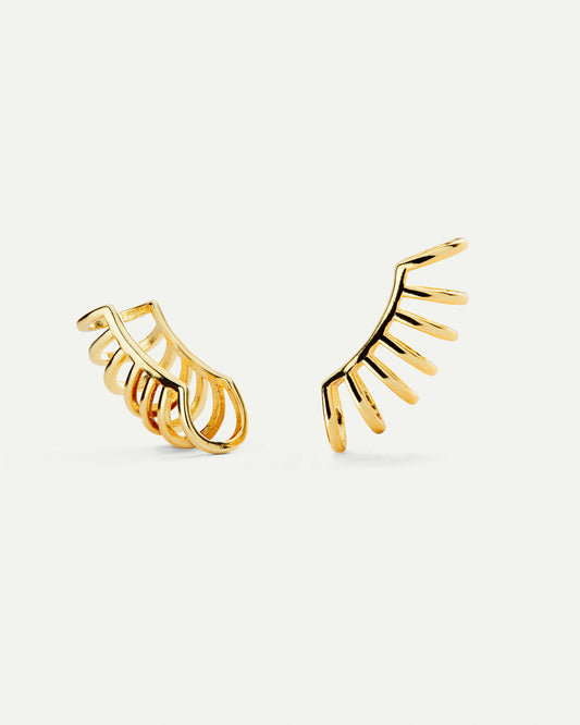 PENDIENTES SPIRAL GOLD
