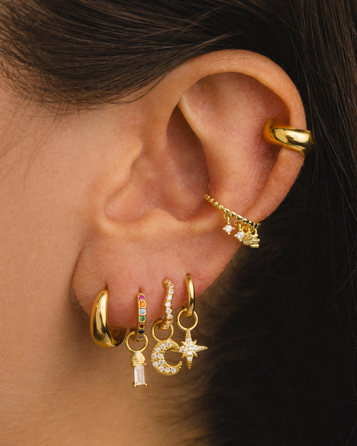 PENDIENTES URA L GOLD