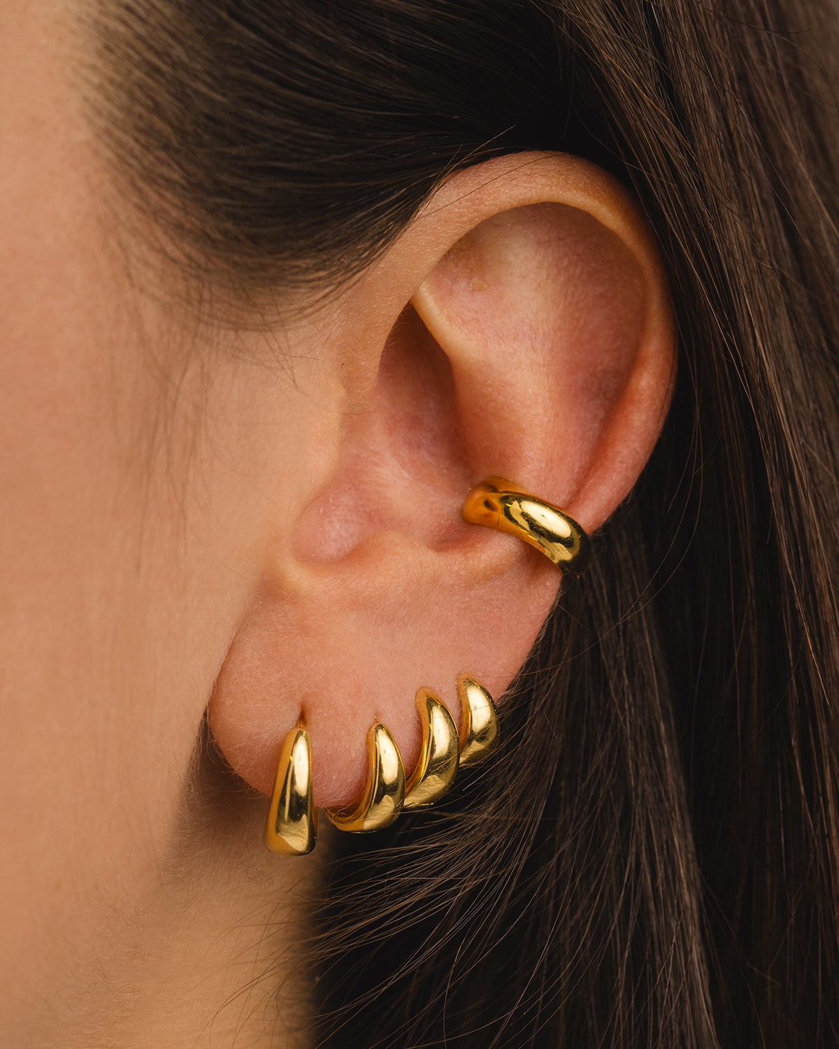 PENDIENTES URA M GOLD